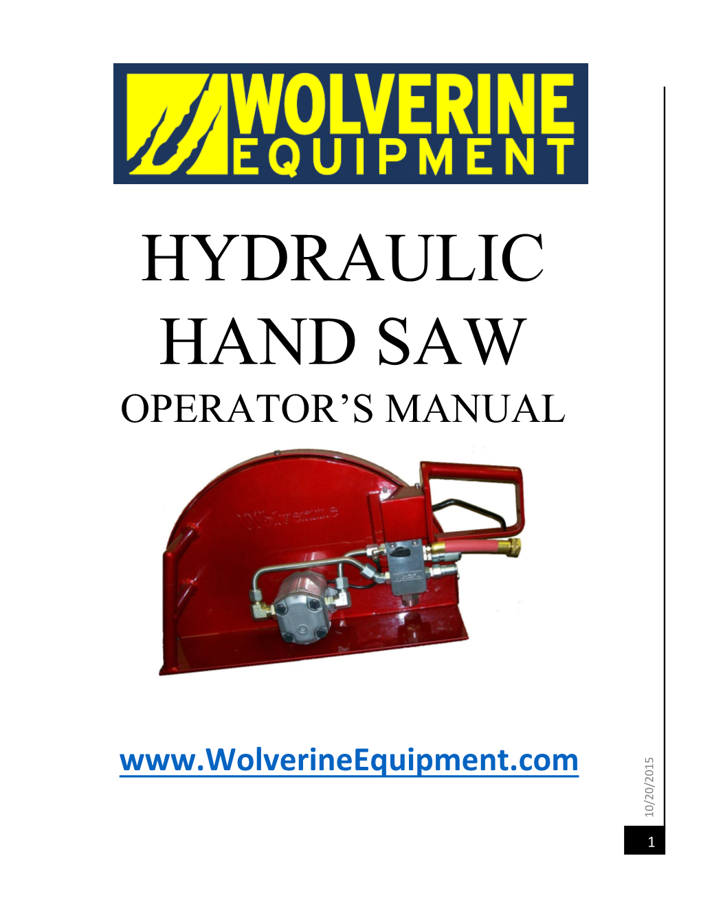 Hydraulic Hand Saw Hand Saw
