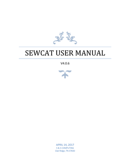 Sewart User Manual