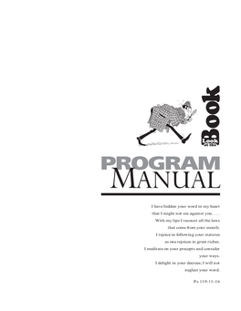 Member Manual  Handouts for Weeks 1-10  Outlines for Weeks 1-10 Genesis: the Drama Begins