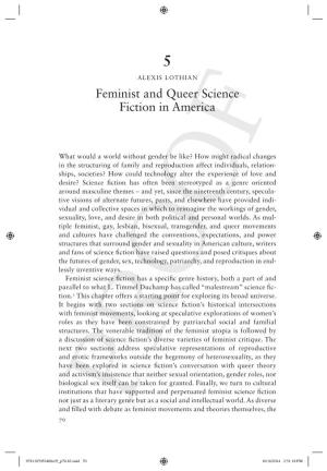 Feminist and Queer Science Fiction in America