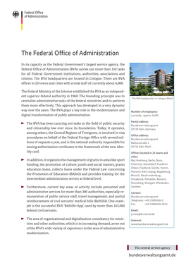 The Federal Office of Administration