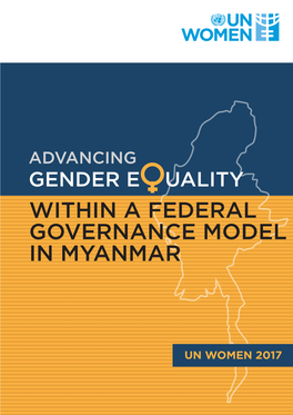 Within a Federal Governance Model in Myanmar