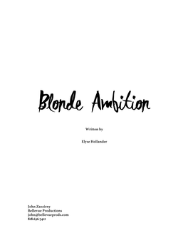 Blonde Ambition