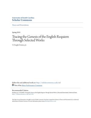 Tracing the Genesis of the English Requiem Through Selected Works V