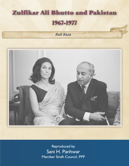 Zulfikar Ali Bhutto and Pakistan 1967-1977