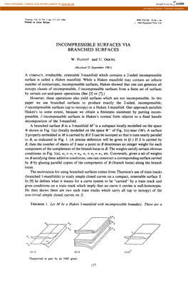 Incompressible Surfaces Via Branched Surfaces