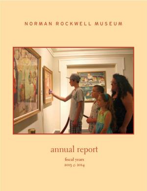 Annual Report Fiscal Years 2013 & 2014