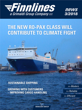 The New Ro-Pax Class Will Contribute to Climate Fight