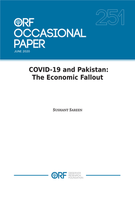 COVID-19 and Pakistan: the Economic Fallout