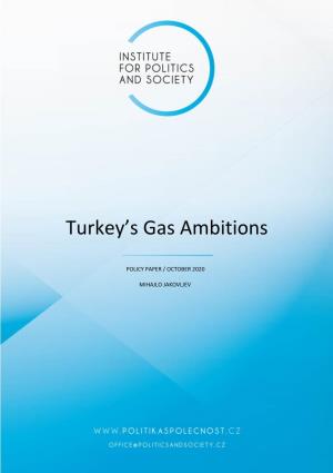 Turkey's Gas Ambitions
