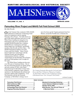 Pamunkey River Project and MAHS Fall Field School 2005 by John Dowdle