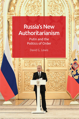 Russia's New Authoritarianism