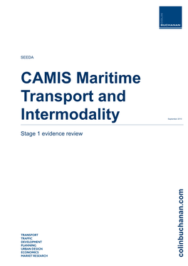 CAMIS Maritime Transport and Intermodality Stage 1 Evidence Review