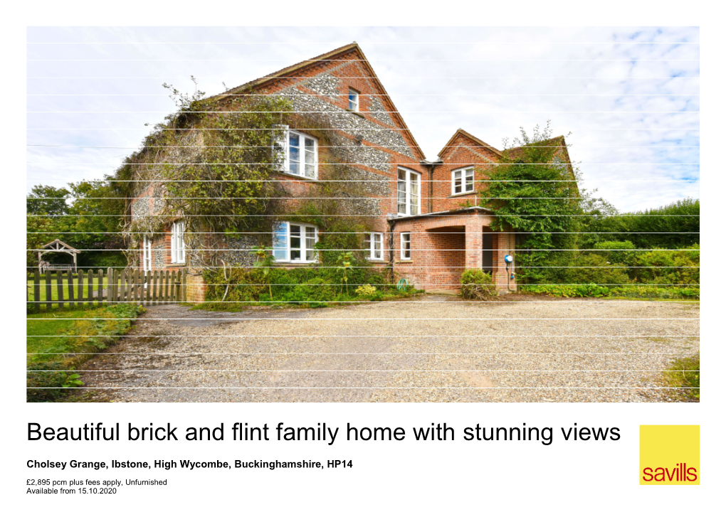 Beautiful Brick and Flint Family Home with Stunning Views