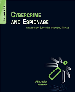 Will Gragido, John Pirc-Cybercrime and Espionage an Analysis Of