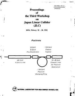 On Japan Linear Collider (JLC)