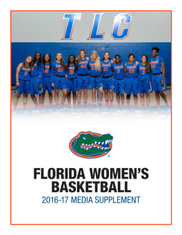 2016-17 Florida Women's Basketball Media Supplement