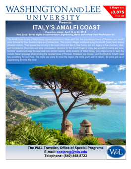 Italy's Amalfi Coast