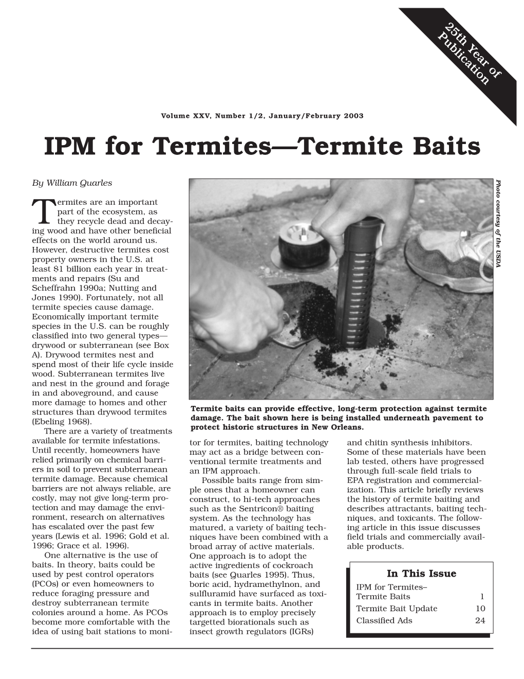 IPM for Termites—Termite Baits