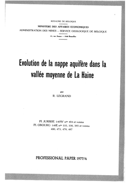 Pp 1977 04 Evolution-De-La-Nappe-Aquifere-Dans-La-Vallee-Moyenne-De-La-Haine Legrand.Pdf