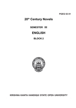 20Th Century Novels