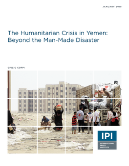The Humanitarian Crisis in Yemen: Beyond the Man-Made Disaster