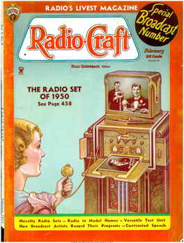 THE RADIO SET of 1950 See Page 458