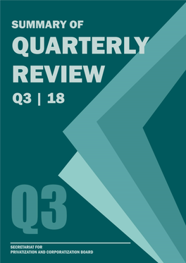 Table of Contents Summary of Quarterly Review
