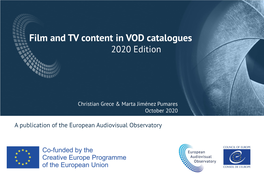 Film and TV Content in VOD Catalogues 2020 Edition