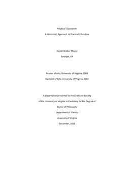 Dissertation D W Moore.Pdf