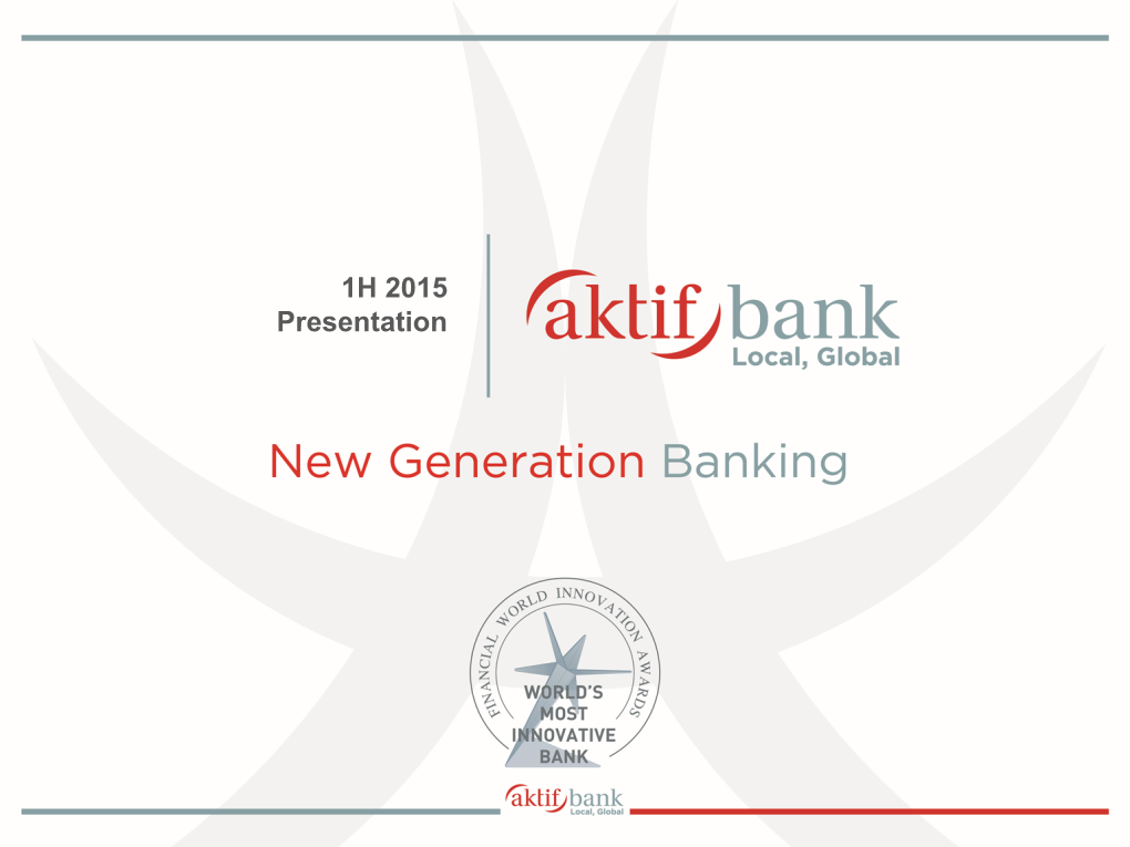 Aktif Bank Presentation