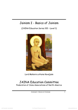 Jainism I-Basics of Jainism