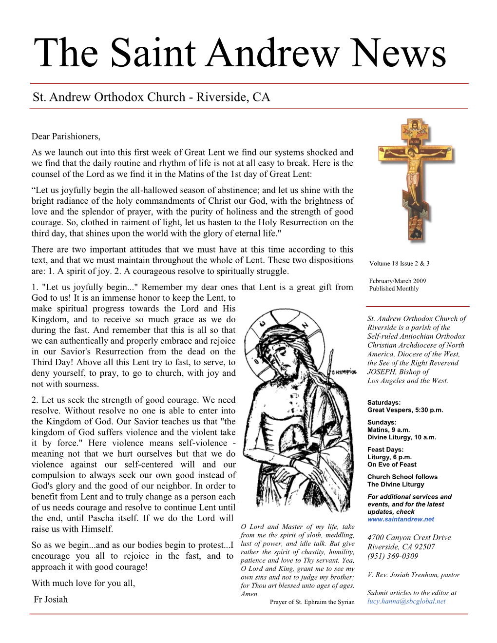 The Saint Andrew News