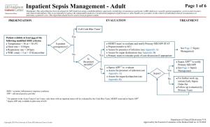 Inpatient Sepsis Management
