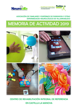 Memoria De Actividad 2019