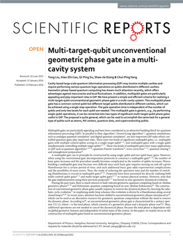 Multi-Target-Qubit Unconventional Geometric Phase Gate in a Multi-Cavity System