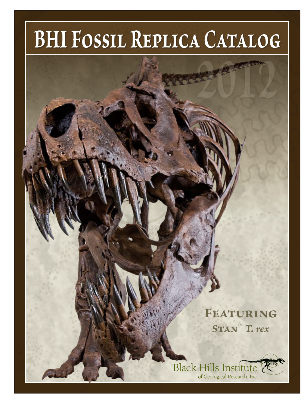 BHIGR Fossil Replica Catalog
