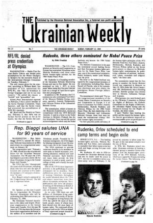 The Ukrainian Weekly 1984, No.7
