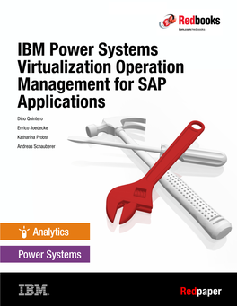 IBM Power Systems Virtualization Operation Management for SAP Applications