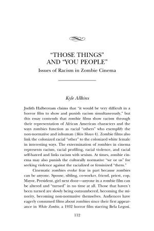"Those Things" and "You People" : Issues Of