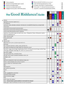 The Good Riddance!Guide