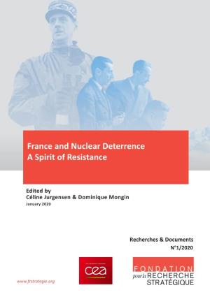 France and Nuclear Deterrence a Spirit of Resistance