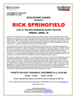 Rick Springfield