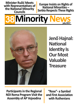 Jenő Hajnal: National Identity Is Our Most Valuable Treasure