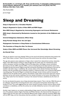 Sleep-And-Dreaming.Pdf