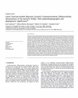 Latest Toarcian-Earliest Bajocian Uurassic) Grammoceratinae