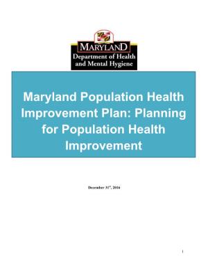 Planning for Population Health Improvement ……………..…………………...5