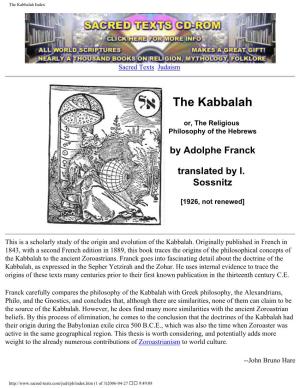 The Kabbalah Index