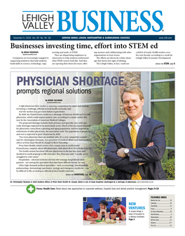 PHYSICIAN SHORTAGE Prompts Regional Solutions