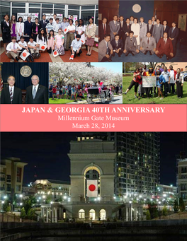 Japan & Georgia 40Th Anniversary